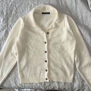 Brandy Melville Cream Sweater Shirt